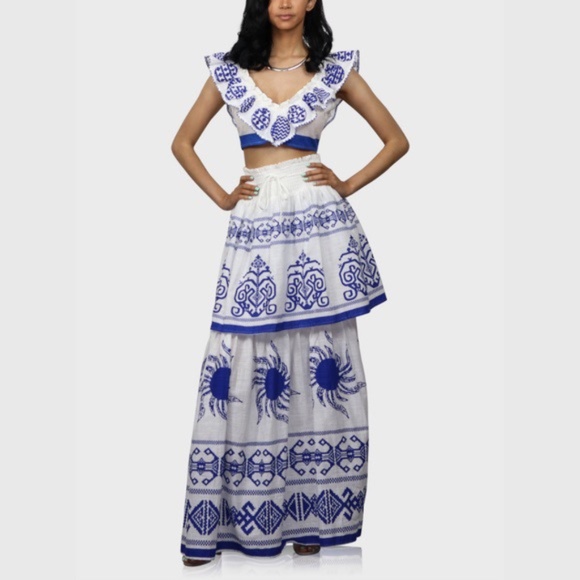 Dresses & Skirts - Last One! Maxi Skirt Set Blue